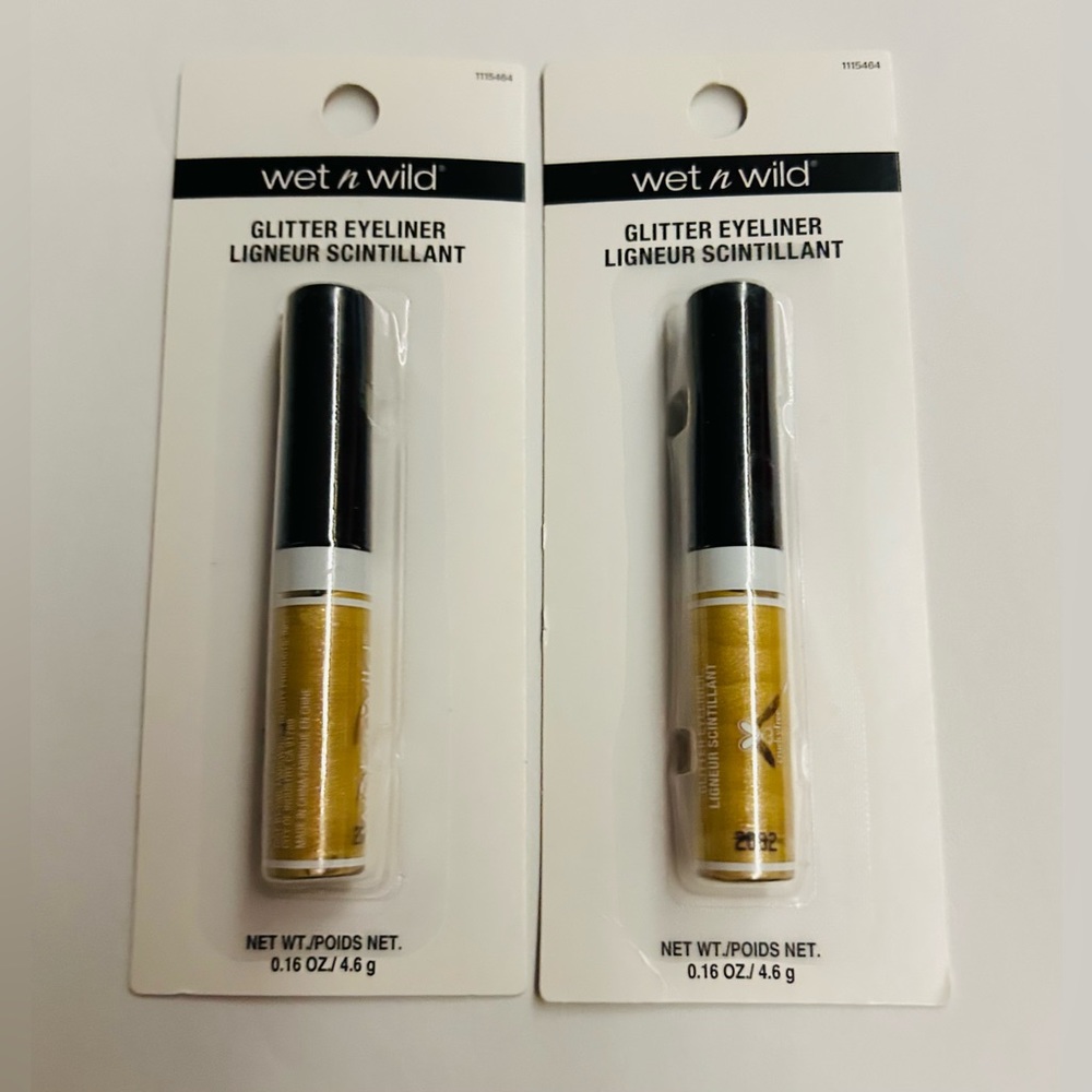 2 New Wet n Wild Gold Glitter Eyeliner